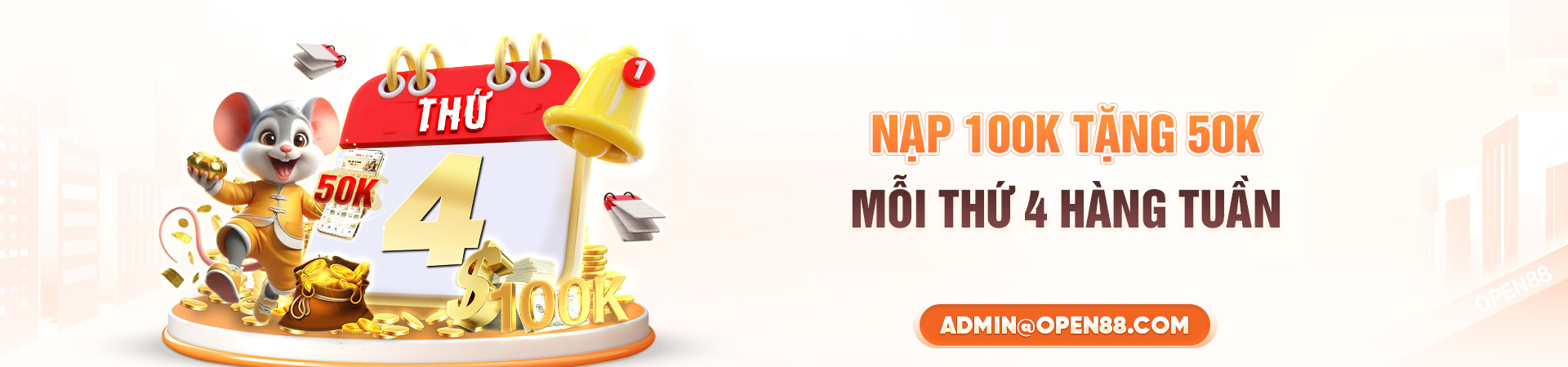 NẠP THỨ 4 100 TẶNG 50