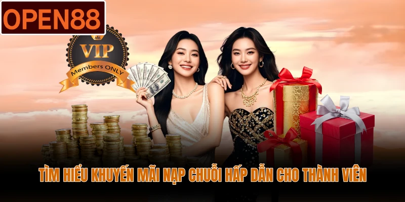 Tìm hiểu khuyến mãi nạp chuỗi hấp dẫn cho thành viên